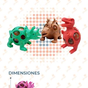 JUGUETE DINOSAURIO HIDROGEL PAQ 12 PIEZAS Y-282 L29
