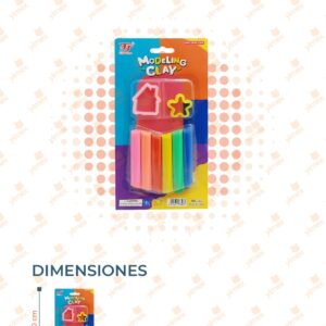 PLASTILINA CON ACCESORIOS POR PIEZA Y-287 B15