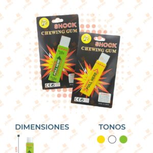 JUGUETE CHICLES BROMA TOQUES PAQ 24 PIEZAS D-K24