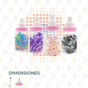 LIGAS PARA CABELLO BIBERON PAQ 12 PIEZAS PJ-2 M29