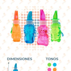 BURBUJA SILBATO ANIMALES PAQ 24 PIEZAS PP-555 L9