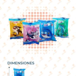 SLIME EN BOLSITA PAQ 12 PIEZAS SJT-QQ-D8 L18