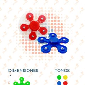 JUGUETE SPINNER CON ESTUCHE PAQ 12 PIEZAS TL-XTL5 S11