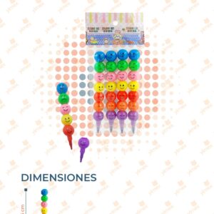 CRAYOLA PUNTILLAS PAQ 4 PIEZAS WJ-016 E15
