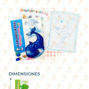 LIBRO PARA COLOREAR PAQ CON 12 PIEZAS X-920 C9