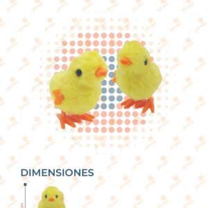 JUGUETE POLLITO CUERDA PAQ 12 PIEZAS XJ-521 R35
