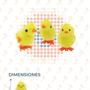 JUGUETE POLLITO CUERDA PAQ 12 PIEZAS XZ-401 S27