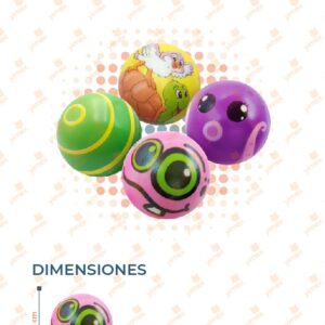 PELOTA ESPONJA PAQ 12 PIEZAS Y-296 R2