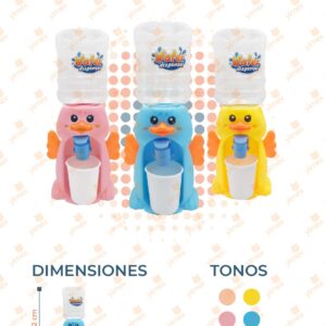 JUGUETE DISPENSADOR DE AGUA PAQ 12 PIEZAS YSJ-QE R32