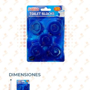 PASTILLA PARA BAÑO C/5 POR PIEZA B-374 H