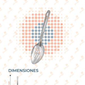 CUCHARÓN SERVICIOS PERFORADO PAQ 6 PIEZAS PC-030A-2 O24