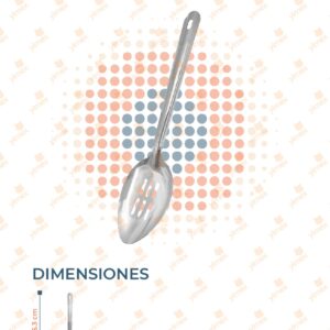 CUCHARÓN PERFORADO SERVICIOS PAQ 6 PIEZAS PC-036A-2 O24