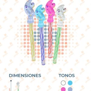 BURBUJA UNICORNIO LUNA PAQ 24 PIEZAS Y-306 L9