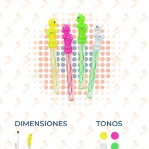 BURBUJA UNICORNIO COLORES PAQ 24 PIEZAS Y-323 L18