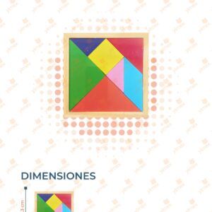 JUEGO TANGRAM MADERA POR PIEZA B-364 B1