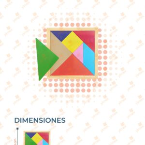 JUGUETE TANGRAM POR PIEZA B-365 B13