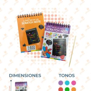 LIBRETA MÁGICA PAQ 12 PIEZAS BR2157-1 B21