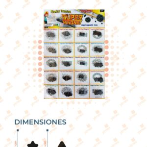 IMANES MODELOS SURTIDOS PAQ CON 20 PARES CT100-20-2 R11
