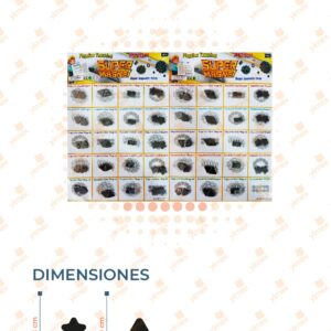 IMANES MODELOS SURTIDOS PAQ CON 20 PARES CT100-20-2 R11