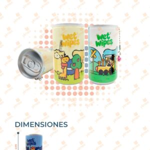 TOALLITAS EN LATA POR PIEZA SJG-290 i10