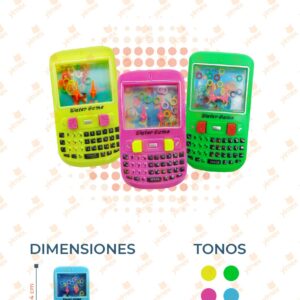 JUGUETE CELULAR AGUA POR PIEZA Y-324 S30