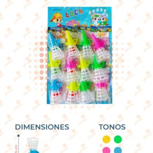 JUGUETE CONO HELADO PAQ 12 PIEZAS Y-326 Q42