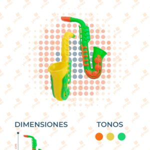 JUGUETE SAXOFÓN POR PIEAZ YO-048 Q39