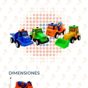JUGUETE SET DE  CAMIONES CON 3 PAQUETE CON 12 SETS 5H-025 P36
