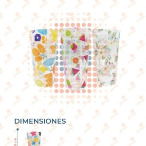 VASO FRUTAS DECORADO POR PIEZA B-392 O15