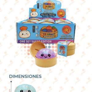 JUGUETE SLIME DUMPLING PAQ 12 PIEZAS FX-BZ85-2 L15