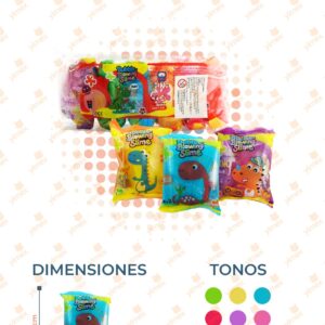 SLIME PAQ 6 PIEZAS H-27 L25