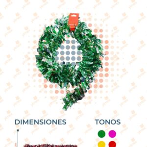 DECORACIÓN NAVIDEÑA ESCARCHA PAQ 12 PIEZAS HT-5729 N18