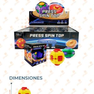JUGUETE SPINNER GIRATORIO PAQ 12 PIEZAS MX-177 S12
