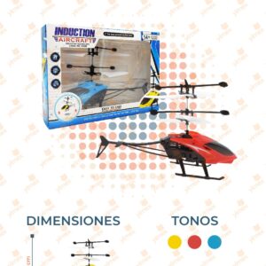 JUGUETE HELICOPTERO CON SENSOR POR PIEZA Y-395 Q26