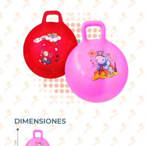 PELOTA INFLABLE SALTARINA POR PIEZA ZQ-55 L42